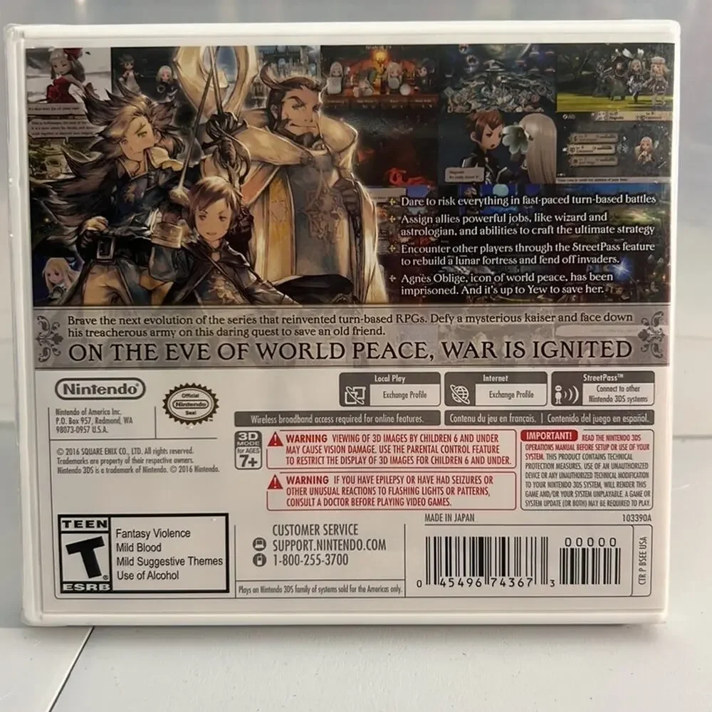 3ds Bravely Second: End Layer NEW in wrap Nintendo